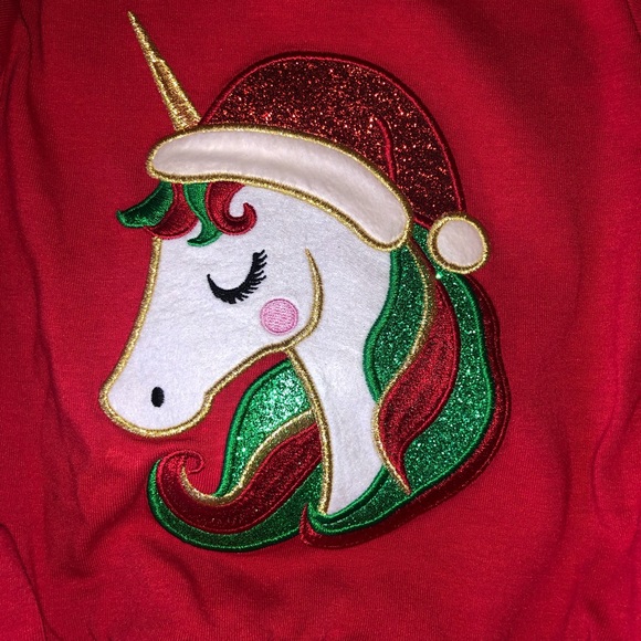 🎉HP 🎉 Emily Rose Christmas Unicorn Dress Size 2T - Picture 2 of 8
